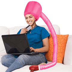 Portable Hair Dryer Cap for Styling - Safe Hood Attachment