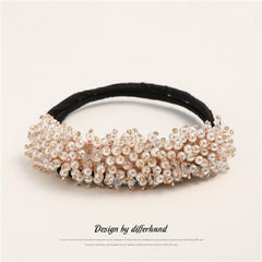 Crystal Hair Clip Bun Maker Ponytail Holder Head Jewelry Hair Styler