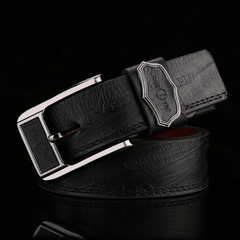 Men's PU Leather Buckle Belt for Party Holiday Business