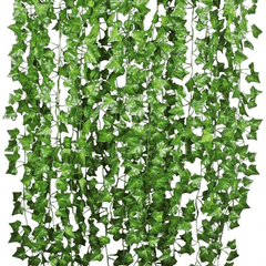 35ft Artificial Ivy Vine Realistic Faux Greenery for Events Home Decor