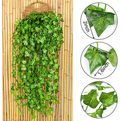 35ft Artificial Ivy Vine Realistic Faux Greenery for Events Home Decor