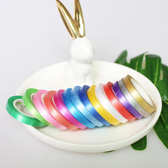 10 Rolls Plain Ribbon Balloon 48cm x 3 Wedding DIY Decoration Cable Tie