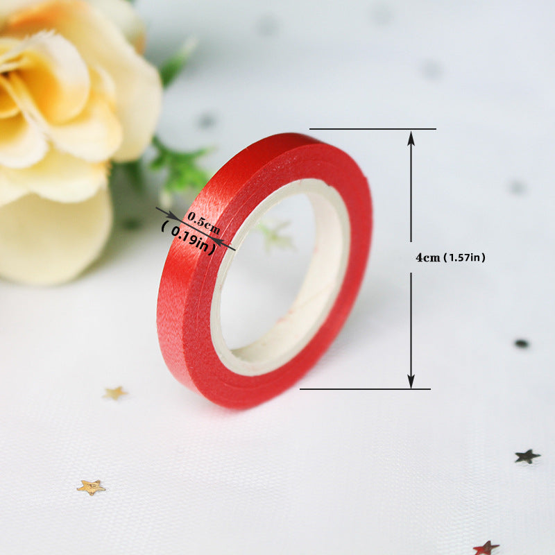 10 Rolls Plain Ribbon Balloon 48cm x 3 Wedding DIY Decoration Cable Tie