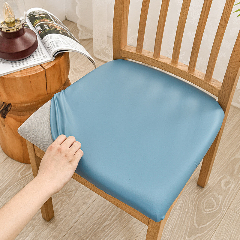 1PC PU Leather Seat Covers For Dining Room Chairs Waterproof