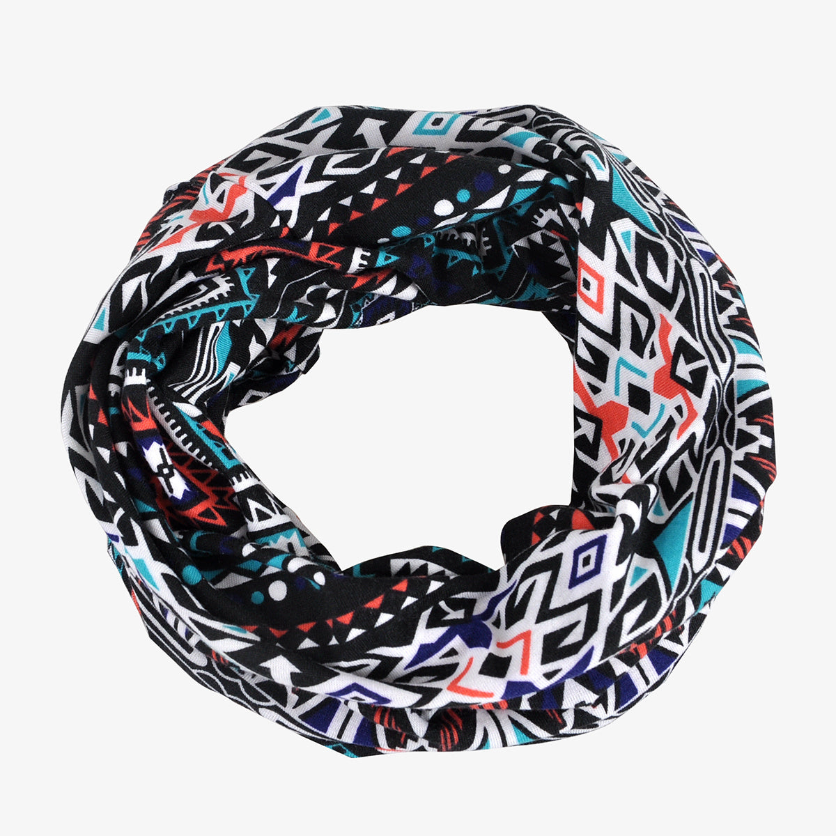 Boho Geo Print Slouchy Beanie Headband Cap Unisex Baggy Chemo Sleep Hat