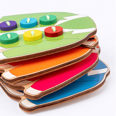 DIY Threading Button Game for Kids