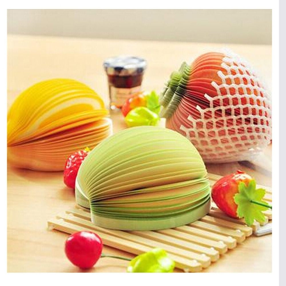 Fruit & Veggie Memo Bookmarks Sticky Notes