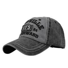 NYS Embroidery Patch Baseball Cap Washed Distressed Adjustable Sun Hat Unisex