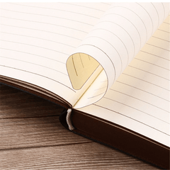 Vintage Pattern PU Leather Notebook 140 Sheets Diary Notepad Stationery