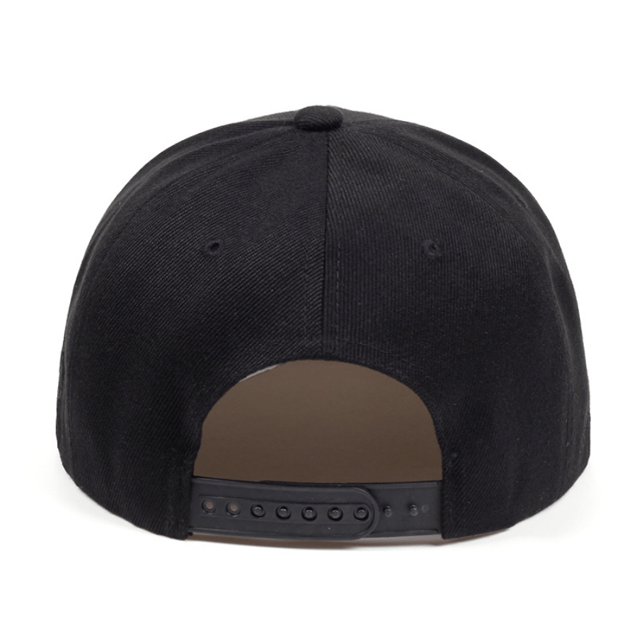 Unisex X Embroidery Snapback Hat Solid Casual Adjustable Baseball Cap