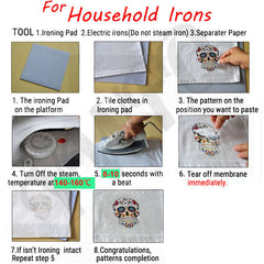 Iron On Patches Diy Vinyl Thermal Applique Girls T Shirt Jeans Hot Print