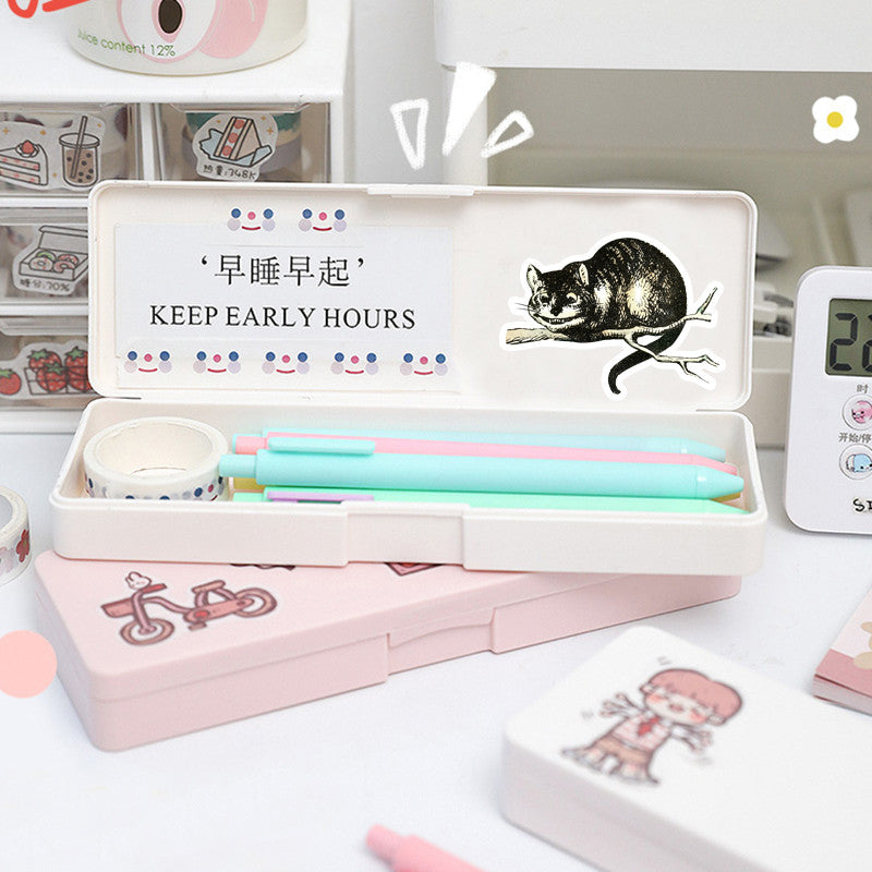 36pcs Alice Stickers: DIY Projects and School Supplies