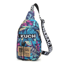 Casual Leaf Printed Sling Bag Crossbody Bag 