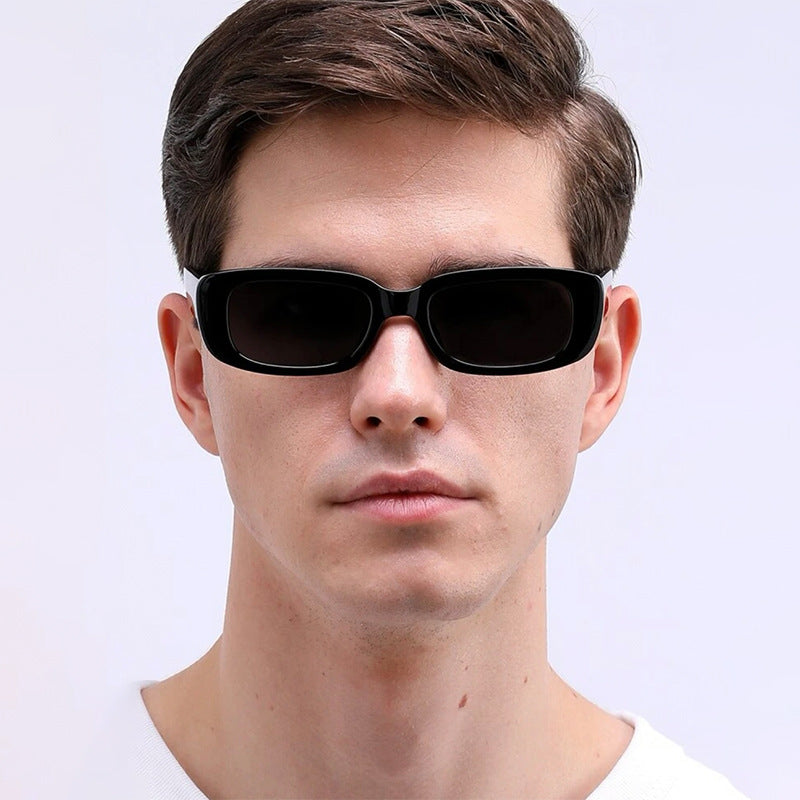 Men's Vintage Small Frame Sunglasses with Box