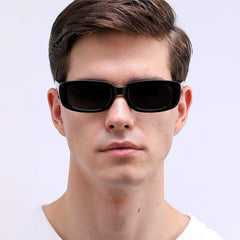Men's Vintage Small Frame Sunglasses with Box