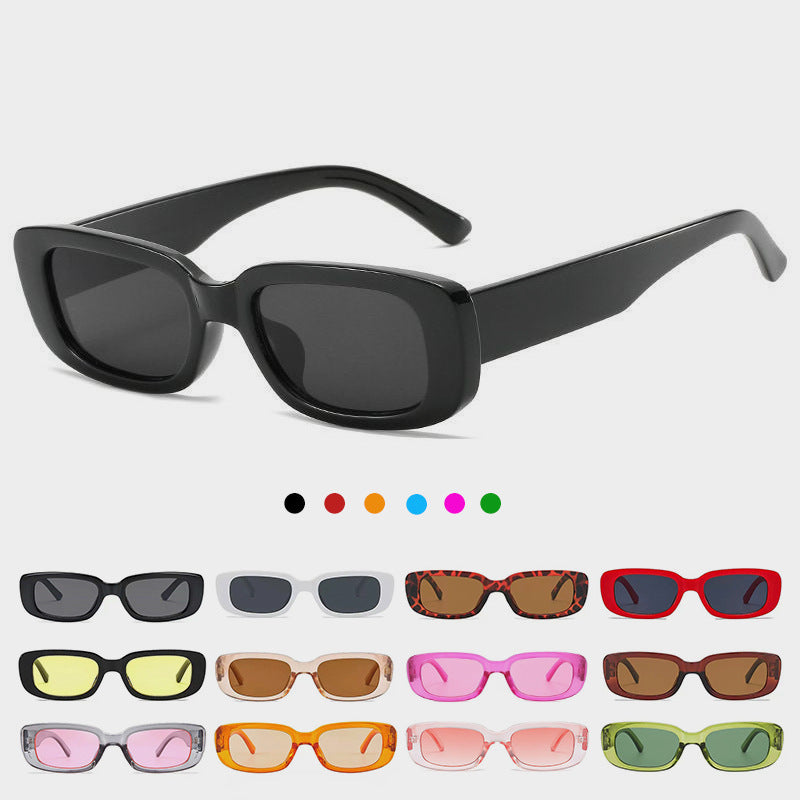Men's Vintage Small Frame Sunglasses with Box