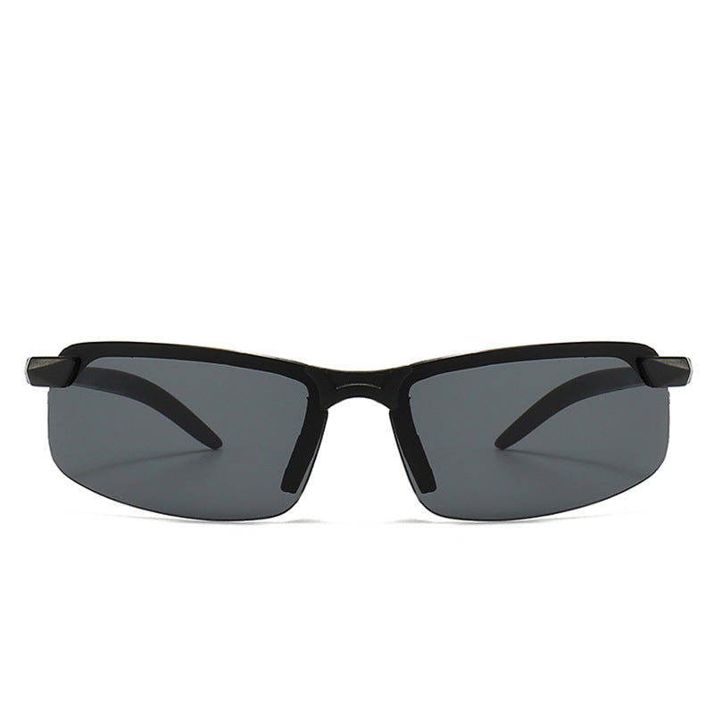 Men's Small Frame UV Protection Sport Sunglasses with Case