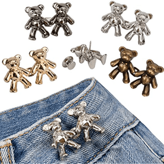 Adjustable Jeans Button Pin for Loose Jeans, Instant Pants Waist Tighten Belt