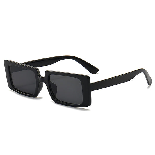 Y2K Rectangle Sunglasses Hiphop Jelly Glasses UV400