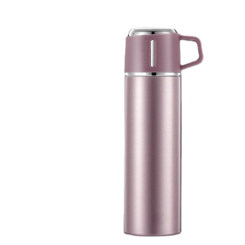 500ml Stainless Steel Water Bottle with Tea Filter, Leakproof Insulated Tumbler