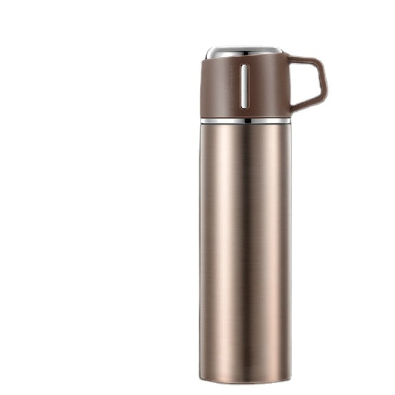 500ml Stainless Steel Water Bottle with Tea Filter, Leakproof Insulated Tumbler