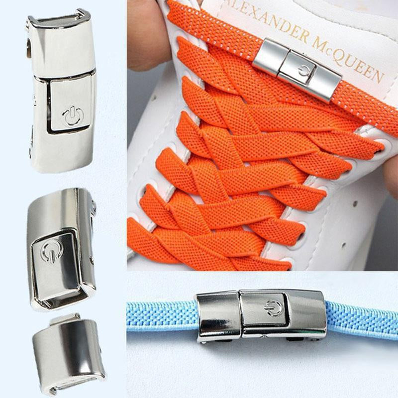 No Tie Elastic Shoelaces for Kids and Adults 2pcs Set