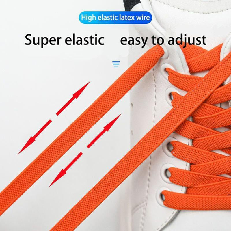 No Tie Elastic Shoelaces for Kids and Adults 2pcs Set