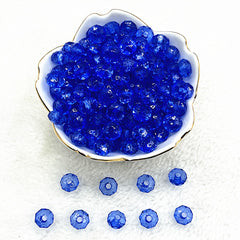 10mm Transparent Faceted Acrylic Beads for DIY Bracelet
