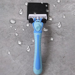 Wall Mounted Shaver Storage Rack Punch Wall Hook Adhesive