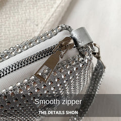 Glitter Evening Clutch Bag Wedding Party Purse Rhinestones Handbag