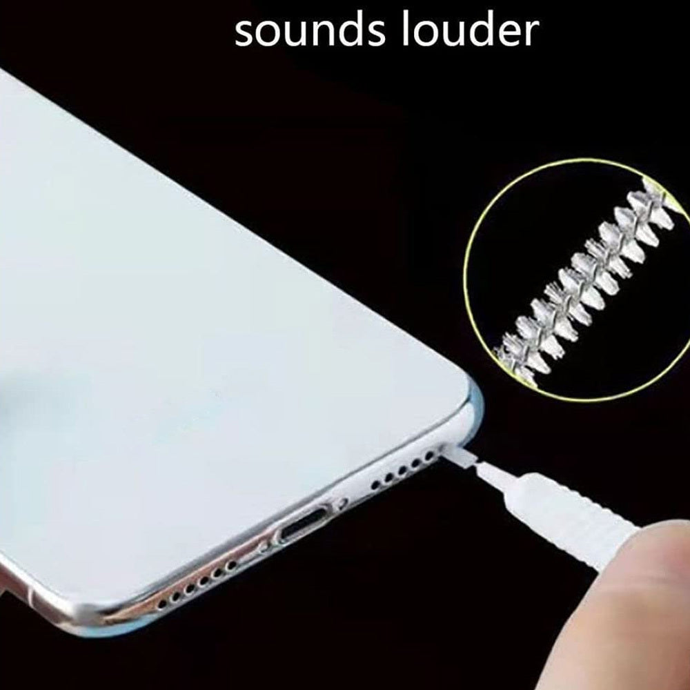 10pcs Charging Port Dust Plug Kit With Cleaning Brush And Keyboard Cleaning Tool