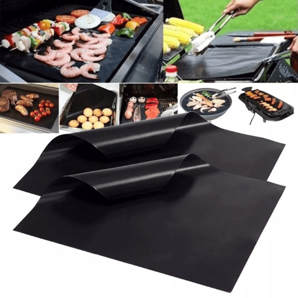 Non Stick BBQ Grill Mat Portable Outdoor Picnic Cooking Tool