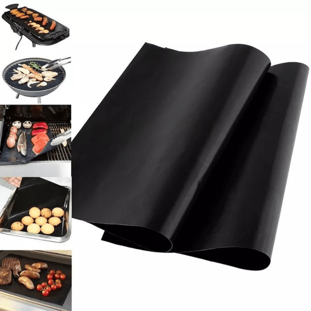 Non Stick BBQ Grill Mat Portable Outdoor Picnic Cooking Tool