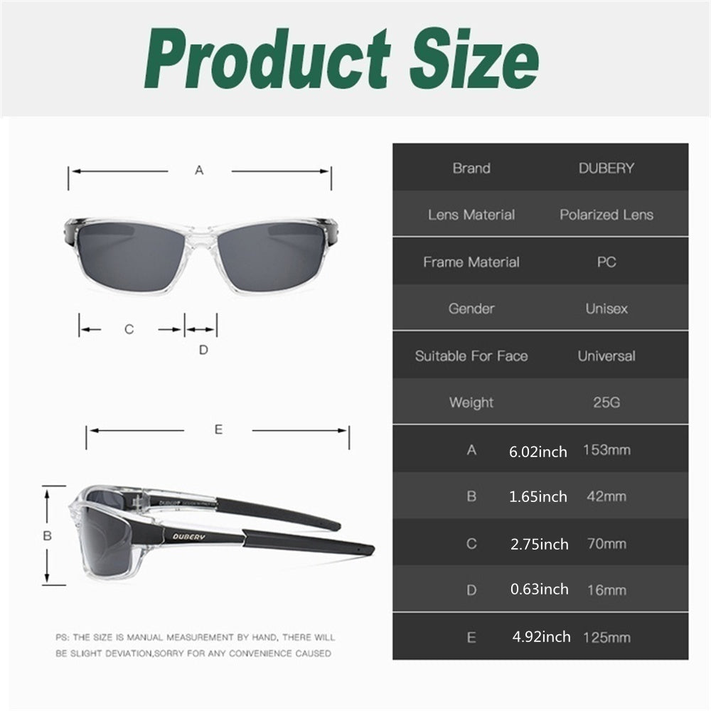 Men's Polarized Sunglasses for Outdoor Sports UV Protection