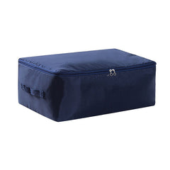 Solid Zipper Storage Bag Versatile Organizer Portable Container For Wardrobe