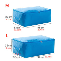 Solid Zipper Storage Bag Versatile Organizer Portable Container For Wardrobe