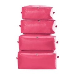 Solid Zipper Storage Bag Versatile Organizer Portable Container For Wardrobe