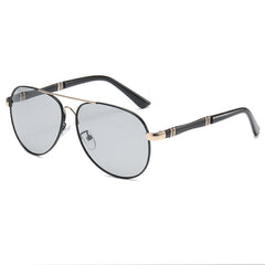 Men's Metal Frame Polarized Driving Sunglasses UV400 Sun Protection