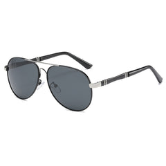 Men's Metal Frame Polarized Driving Sunglasses UV400 Sun Protection