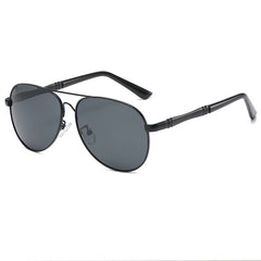 Men's Metal Frame Polarized Driving Sunglasses UV400 Sun Protection