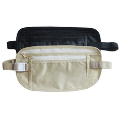 Outdoor Close fitting Sports Waist Bag Waterproof Anti theft Invisible