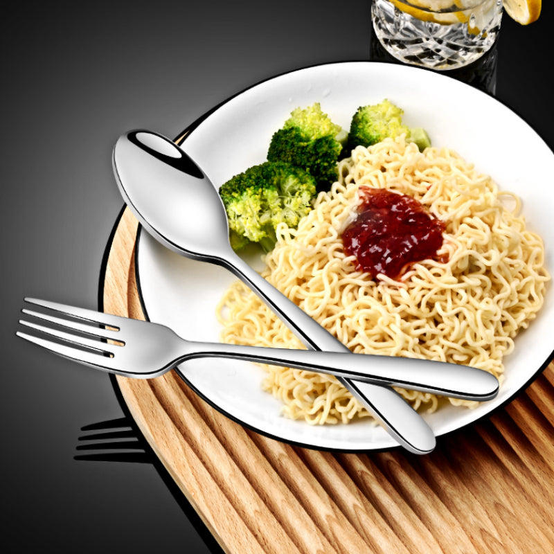 High End 316 Stainless Steel Tableware Fork Spoon Kitchen Tool