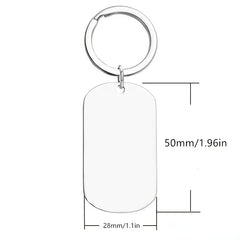 Metal Keychain For Daughter Son Birthday Gift For Teens Boys Girls