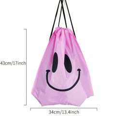Durable Drawstring Backpack with Large Capacity