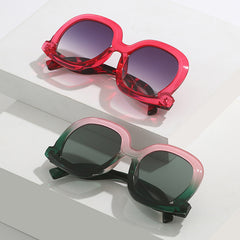 Y2K Large Square Sunglasses Beach Party UV400