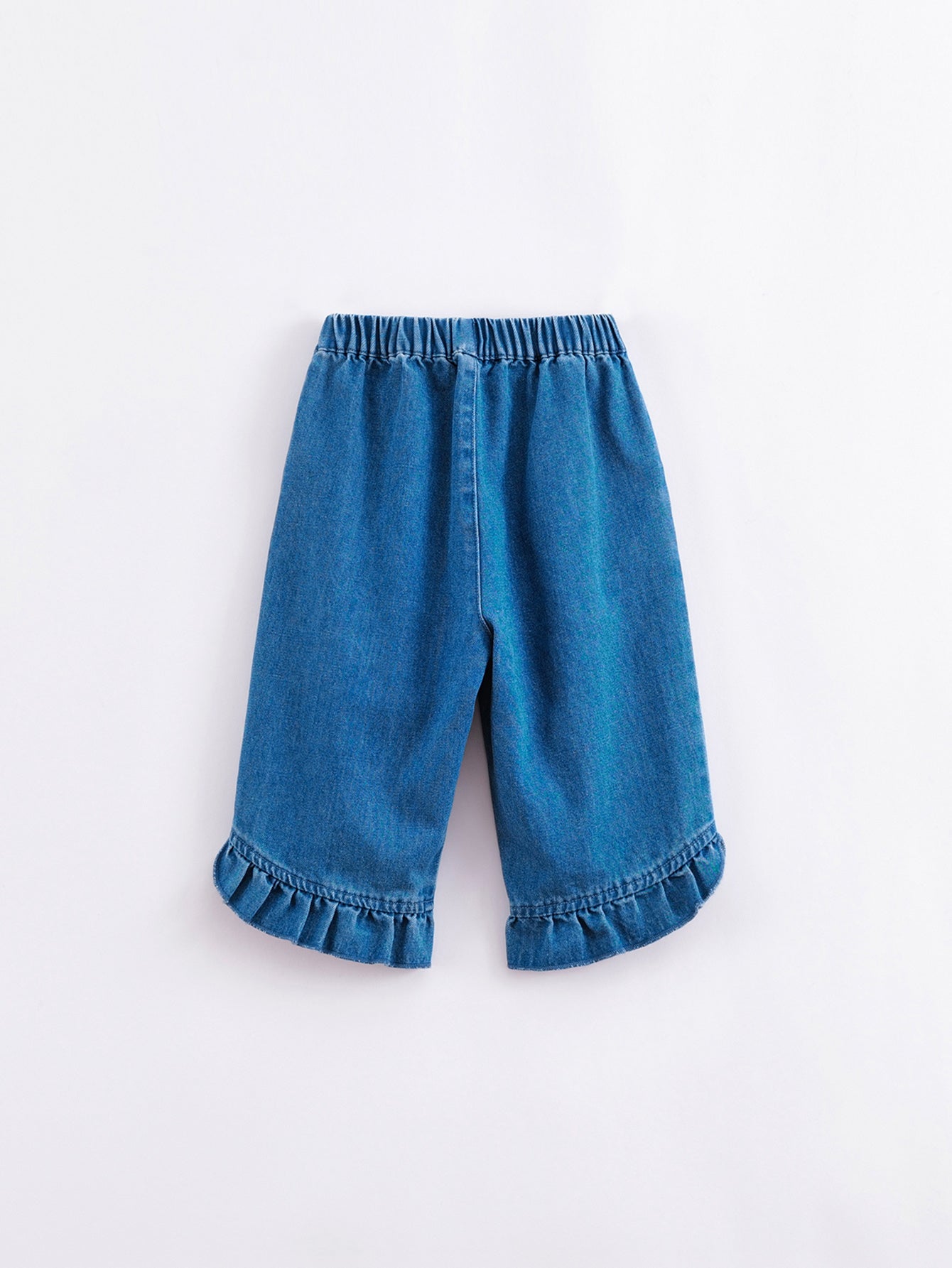 MARC&JANIE Girls Denim Cropped Pants Loose fit Summer Kids Clothes