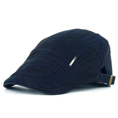 Casual Beret Mesh Peaked Cap Painter Hat Sunshade Retro Forward Hat Cowboy Hat