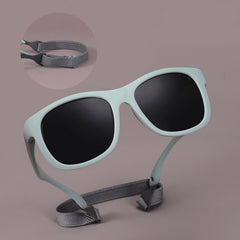Kids Teen Silicone Frame Sun Protection Sunglasses