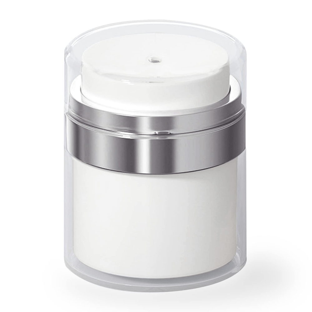 Refillable Airless Pump Jars for Lotions and Creams