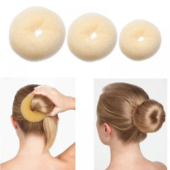 3pcs Foam Sponge Bun Maker Hair Accessory Hair Styler Hair Ropes